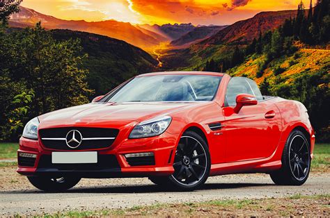 Red Mercedes-benz Convertible · Free Stock Photo