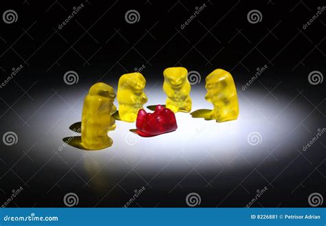 Gummy Bears Sweet Funny Concept Editorial Photo - Image of light, night: 8226881