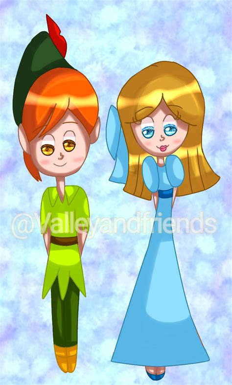 Peter Pan and Wendy Fanart by ValleyandFriends1426 on DeviantArt