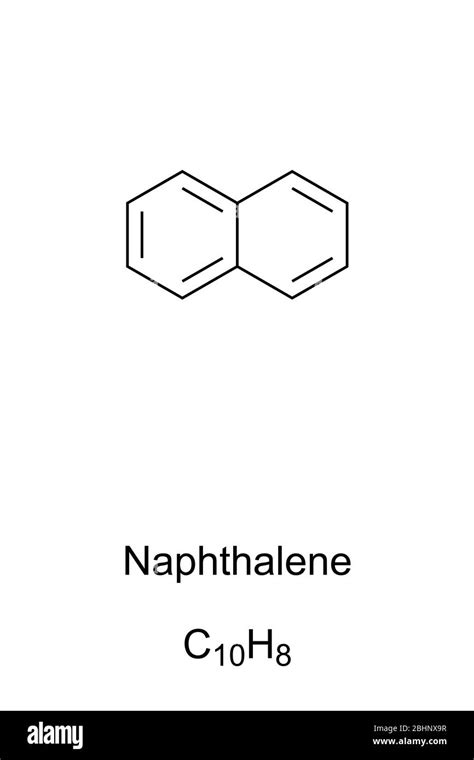 Naphthalene skeletal formula and molecular structure. The simplest ...