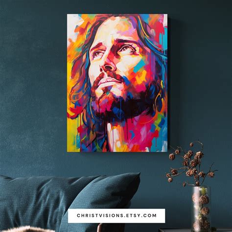 Jesus Christ Abstract Art Jesus Art Christ Art Jesus - Etsy