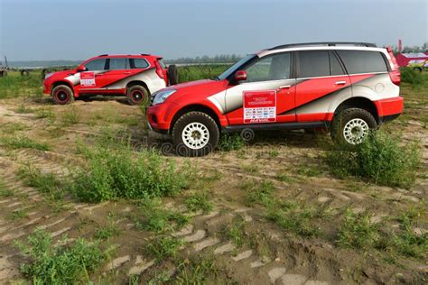 HAVAL H5 and H9 Off-road Vehicle in the Sand Editorial Stock Photo - Image of cross, major ...