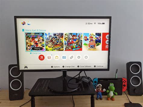 Playing Nintendo Switch on a monitor is incredible! | SM128C