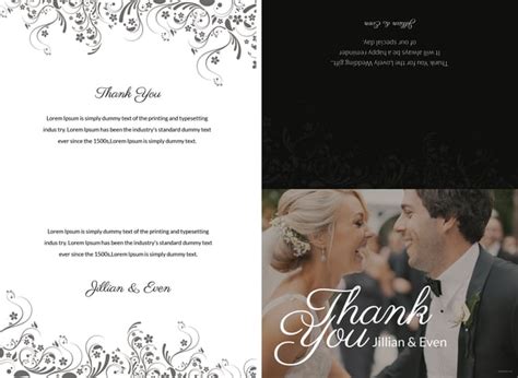 18+ Wedding Thank You Cards - PSD, AI, Vector EPS