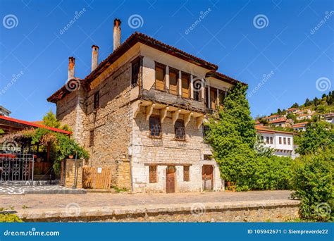 Architecture of Kastoria, West Macedonia, Greece. Editorial Photo - Image of cloudscape, house ...