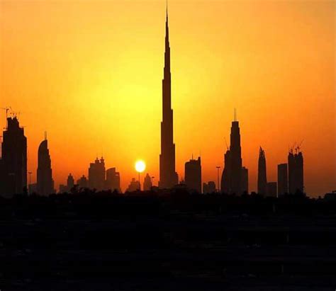 Burj Khalifa - Sunset - The Dubai Click