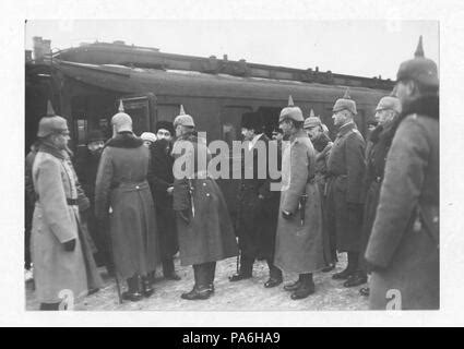 Treaty of Brest-Litovsk, January 1918. World war one; Officers from the ...