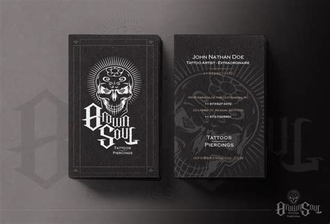 Tattoo Shop business card design | Freelancer