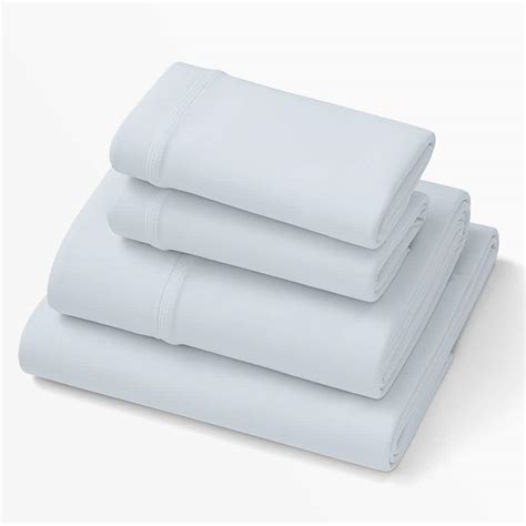 PURPLE SoftStretch 4-Piece Morning Mist Solid Queen Bamboo Sheet Set 10 ...