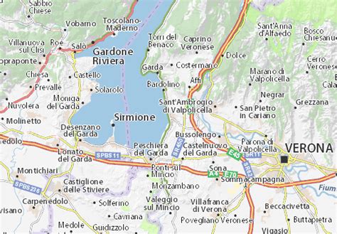 MICHELIN Lazise map - ViaMichelin