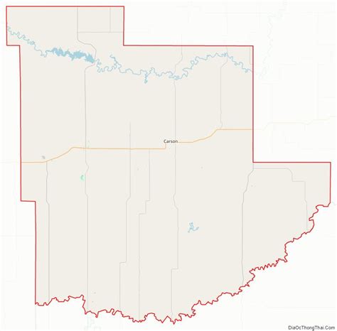 Map of Grant County, North Dakota