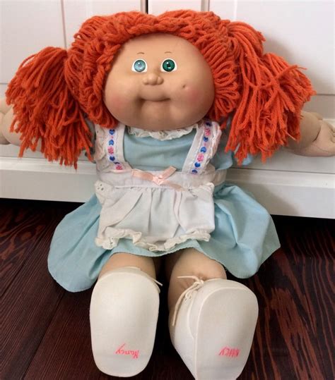 1985 Red Haired Green Eyed Cabbage Patch Kid Girl Doll, Coleco Cabbage Patch Kids, 1980s CPK ...