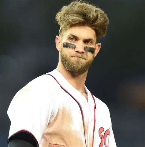 Bryce Harper (wil hair) Bryce harper haircut, Bryce harper hair ...