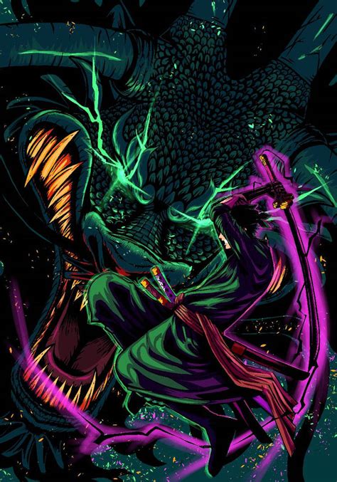 Zoro vs Kaido ver. 2 by EDCartworkz on DeviantArt