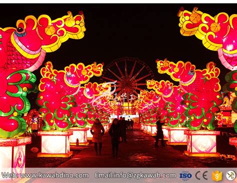 Kawan Lunar Lanterns Chinese Large Red Moon Festival Lanterns For Sale - Buy Silk Material Hand ...