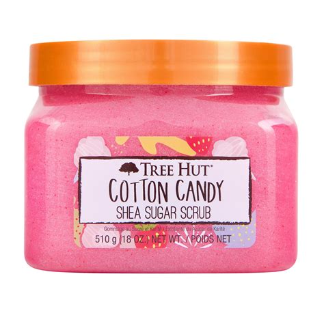 Tree Hut Cotton Candy Shea Sugar Exfoliating and Hydrating Body Scrub, 18 oz. - Walmart.com