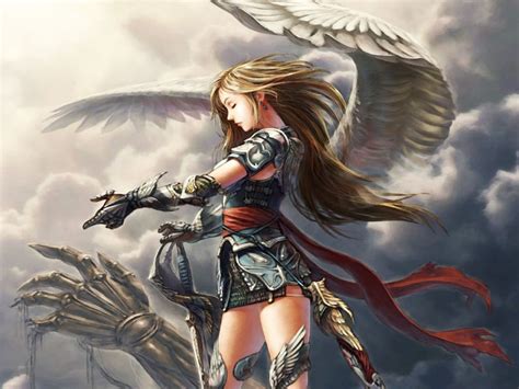 Guerrière ? | Anime warrior, Warrior woman, Angel warrior