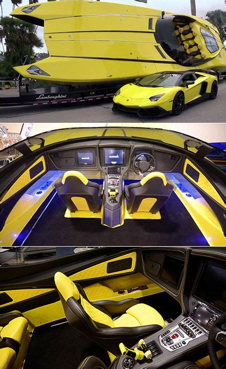 Lamborghini Yacht Interior - leafonsand