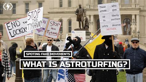 Astroturfing: How To Spot A Fake Movement - YouTube