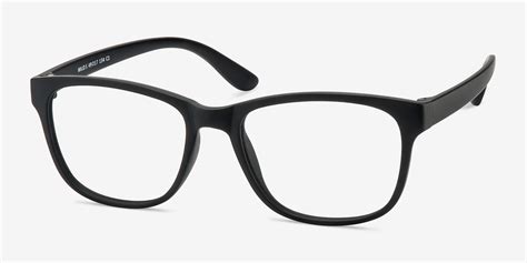 Milo Square Matte Black Full Rim Eyeglasses | Eyebuydirect