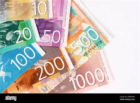 Serbian dinar banknotes paper currency on white background Stock Photo ...