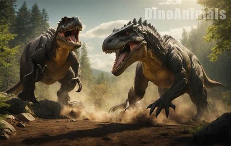 Clash of the Titans: T. rex vs Giganotosaurus | DinoAnimals.com