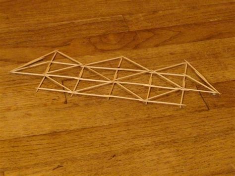 Toothpick Bridge | Easy projects, Bridge, Fold