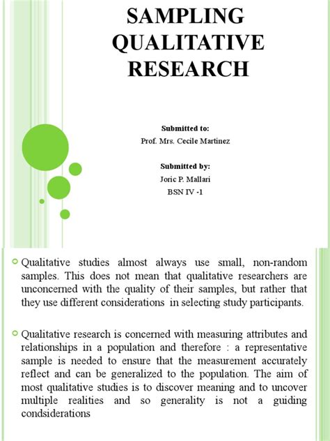 Sampling Qualitative Research | PDF