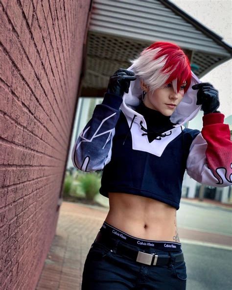 Icy Hot Crop Hoodie - Pre-Order Only | Todoroki cosplay, Cosplay characters, Epic cosplay