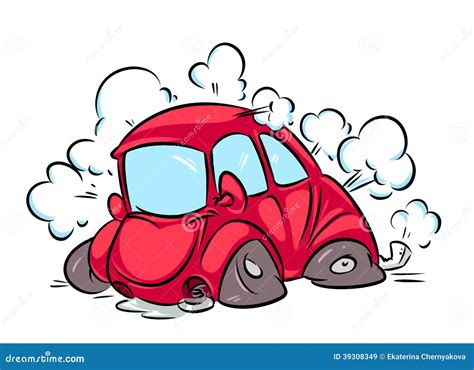 Car Accident Cartoon Illustration Stock Illustration - Image: 39308349