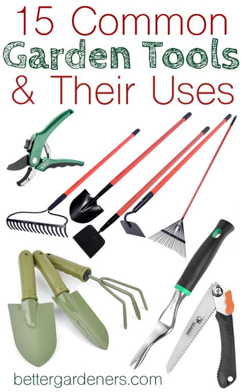 15 common gardening tools and their uses. All of the basic tools you need for urban gardens and ...