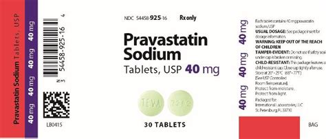 Pravastatin Sodium (International Laboratories, LLC): FDA Package Insert, Page 9