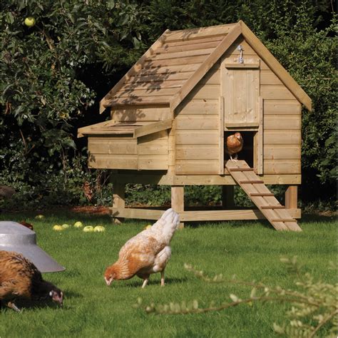 Rowlinson Large Wooden Chicken Coop - Rowlinson Garden Products ...