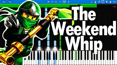 LEGO Ninjago theme song - The Fold : The Weekend Whip | Synthesia Piano Tutorial - YouTube