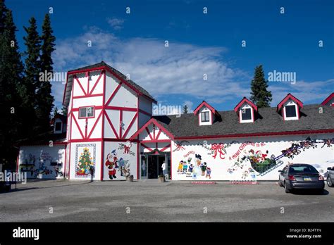 Santa Claus, father Christmas at North pole, Alaska Stock Photo ...