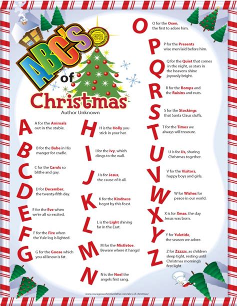 ABC's of Christmas