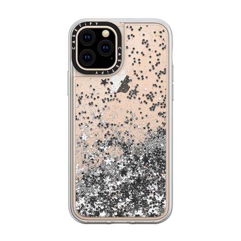 Casetify Glitter Case Monochrome Silver for iPhone 11 Pro Cases ...