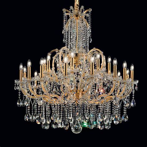 Gold Candle Wedding Vanue Banquet Hall Large Luxury Maria Theresa Crystal Chandelier - China ...