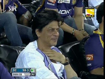 Chuichali: Shahrukh Khan Pictures from IPL 5, match 29