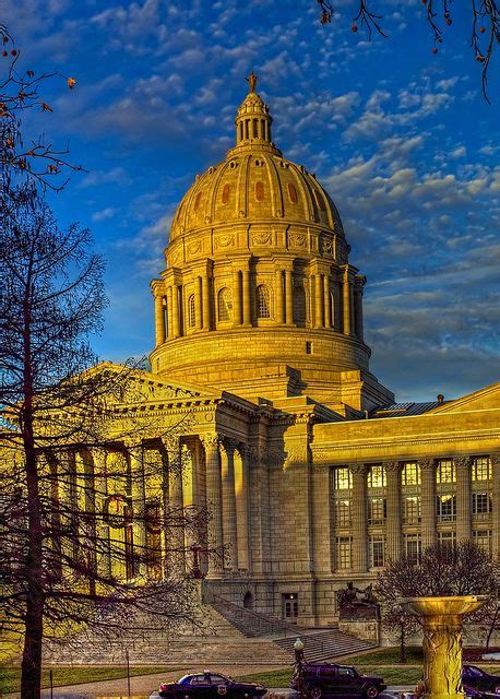 Missouri Capitol Dome @ Golden Hour | Missouri, Beautiful places, Architectural features