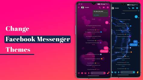 How To Change Facebook Messenger Theme - YouTube