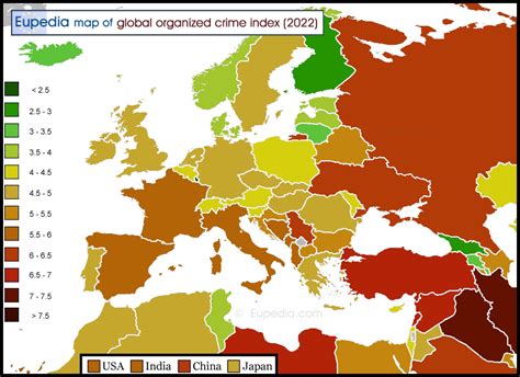 Crime maps of Europe - Europe Guide - Eupedia