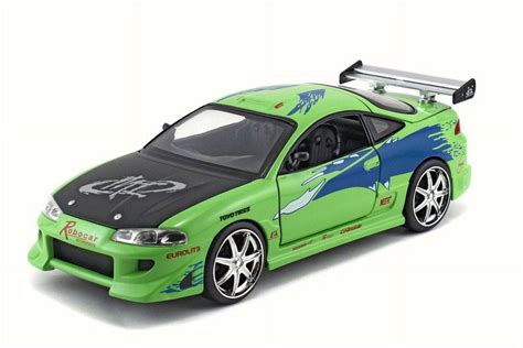 Fast & Furious 1:24 Brian's Mitsubishi Eclipse Die-cast Car, Toys for Kids and Adults - Walmart.com