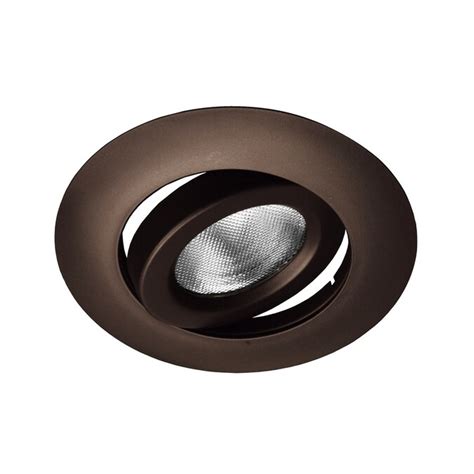 Nicor Lighting 6-in Oil-Rubbed Bronze Gimbal Recessed Light Trim in the Recessed Light Trim ...