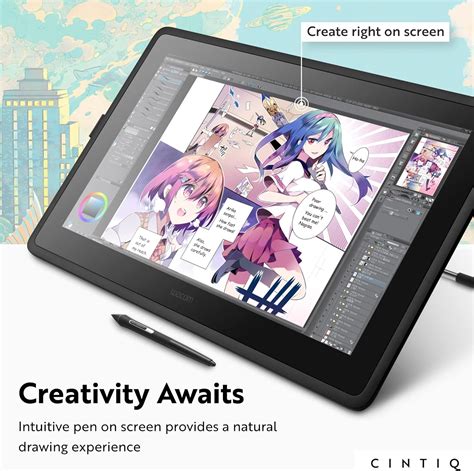 Buy Wacom Cintiq 22 Drawing Tablet with Full HD 21.5-Inch Display Screen, 8192 Pressure ...