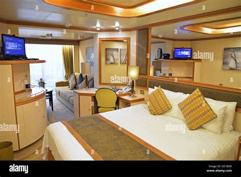 Superior deluxe balcony cabin, P&O Azura cruise ship, Amsterdam, Noord ...