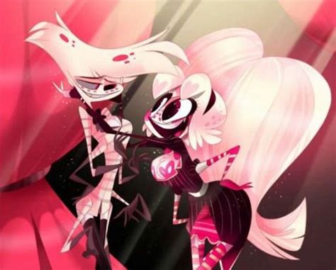 Angel is very happy to see his sister Molly !How cute ! | 💕Hazbin Hotel💕 Amino