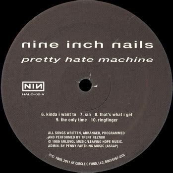 nincatalog.com - pretty hate machine (US vinyl 12)