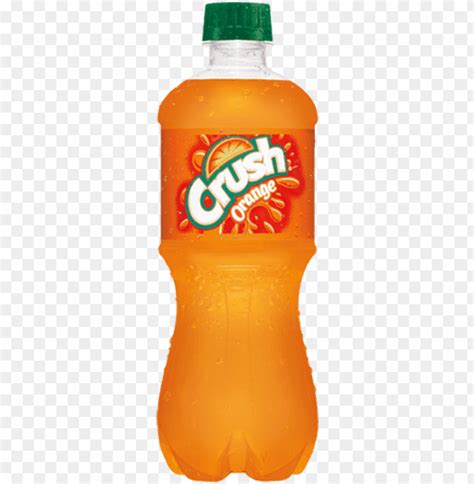 The Best Orange Soda - Crush Orange Soda - 20 Fl Oz Bottle PNG ...