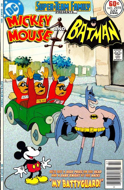 Super-Team Family: The Lost Issues!: Mickey Mouse and Batman